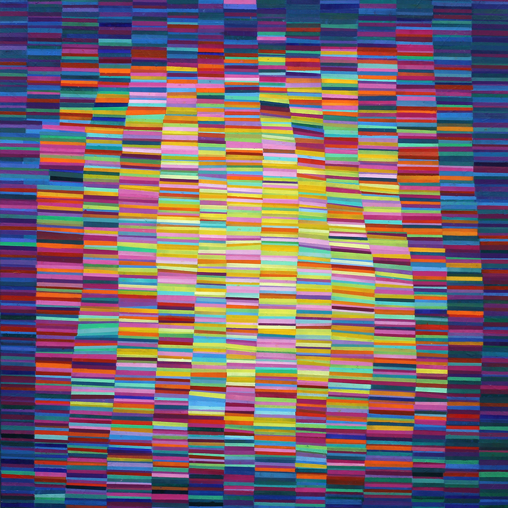 Transparence II 75x 75 cm Oil on Canvas
